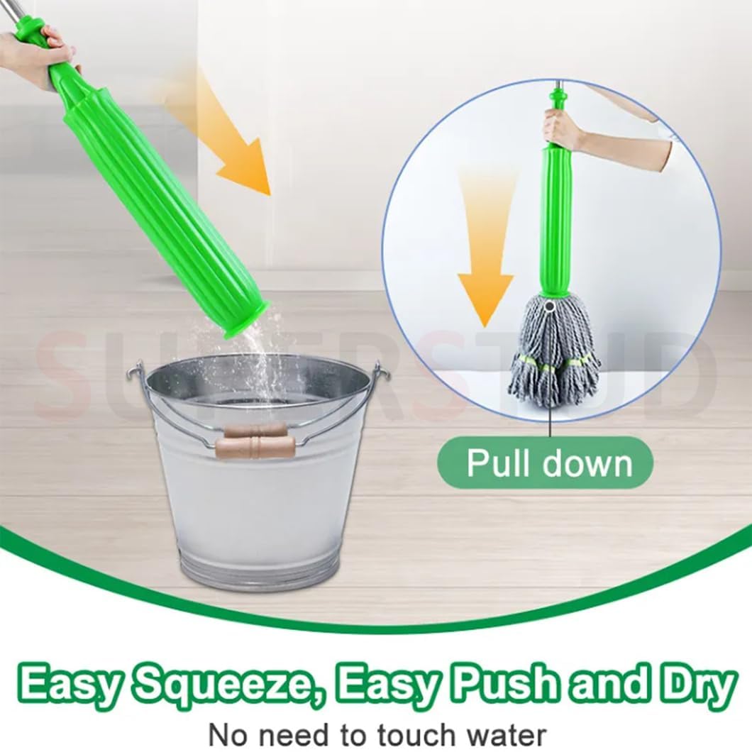 Self-twisting Water Rotating Mop