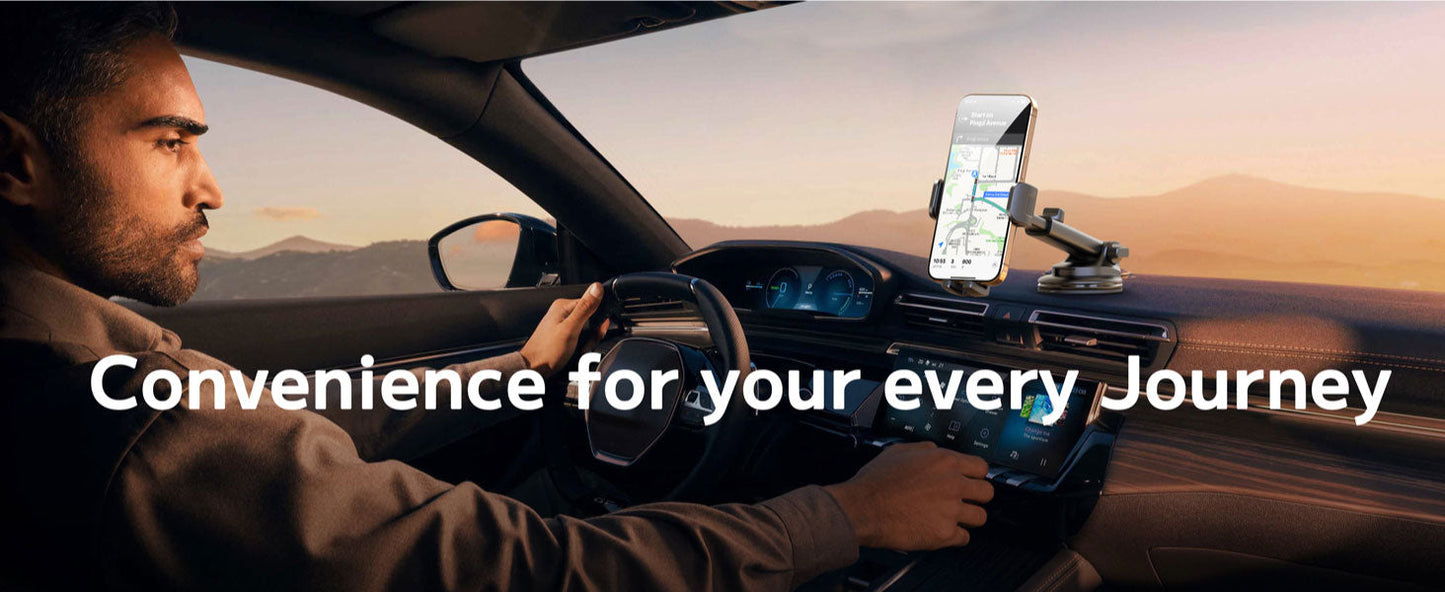 Revolex Zoom Star Pros Car Mobile Holder For Dashboard Black